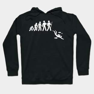 Evolution Of Scuba Diving Hoodie